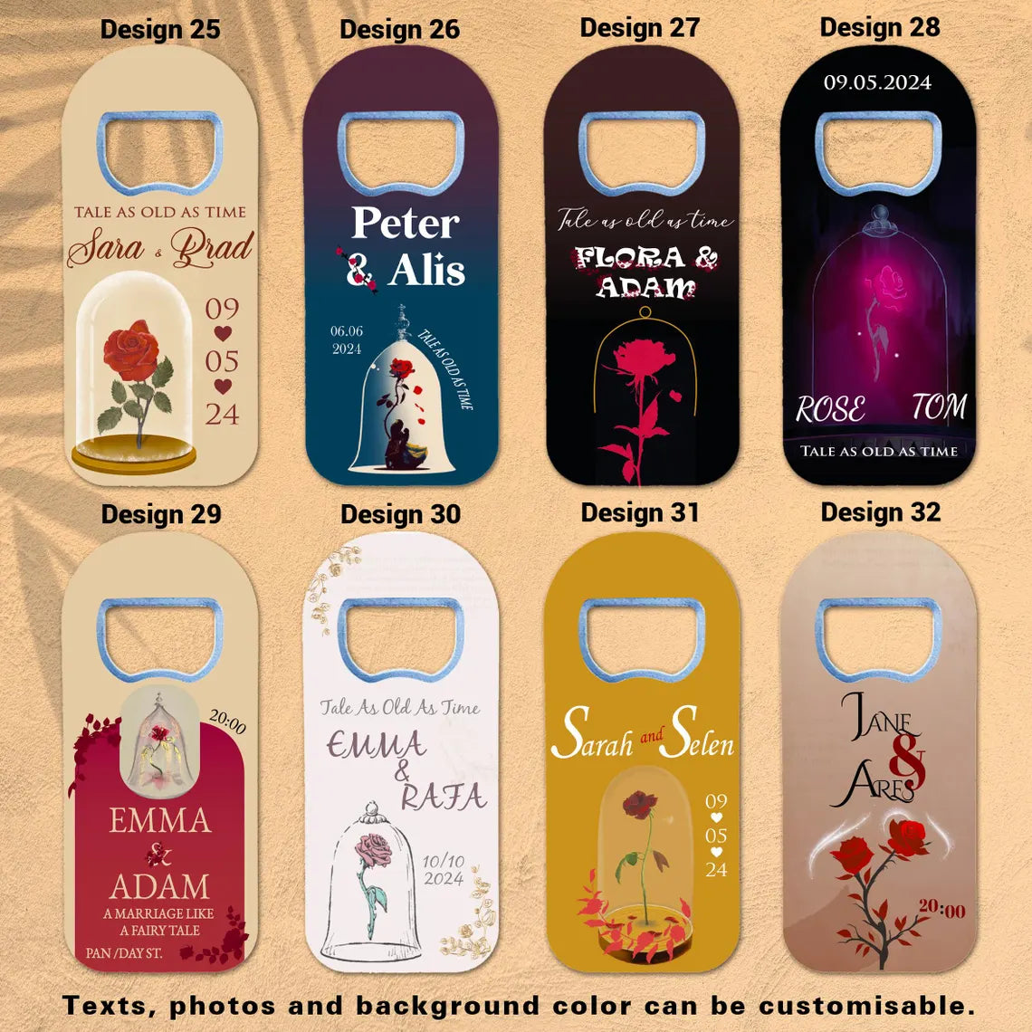Bottle Opener, Wedding Gift Guest Magnet