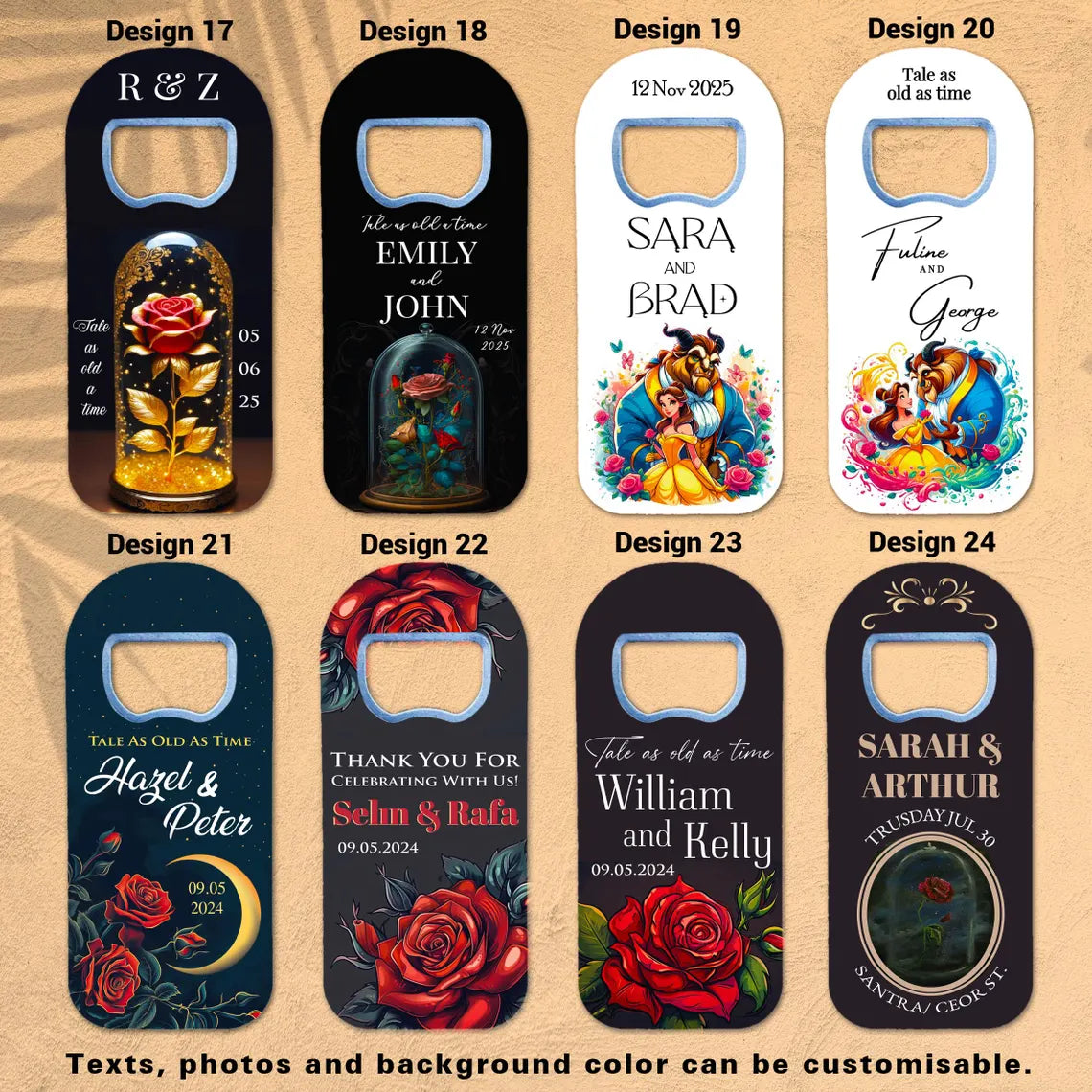 Bottle Opener, Wedding Gift Guest Magnet