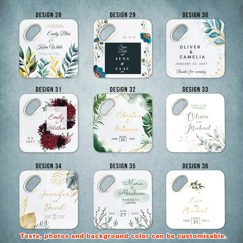 Custom Photo Fridge Coaster Magnet