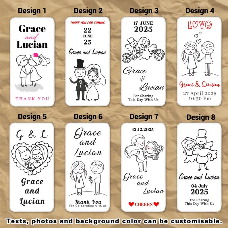 Cartoon Character Themed Bottle Opener + Magnet, Wedding Souvenirs
