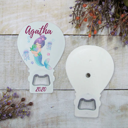 Mermaid Themed Hot Air Balloon Magnet Favor