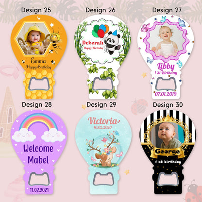 Hot Air Balloon Magnet Favor Gift for your Baby Shower