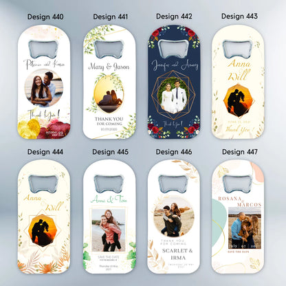 Picture Design Wedding Favor For Guests in Bulk Magnet and Bottle Opener