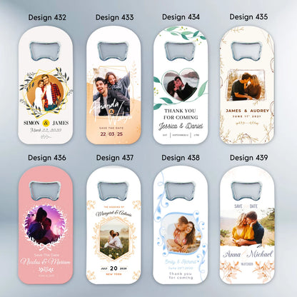 Picture Design Wedding Favor For Guests in Bulk Magnet and Bottle Opener