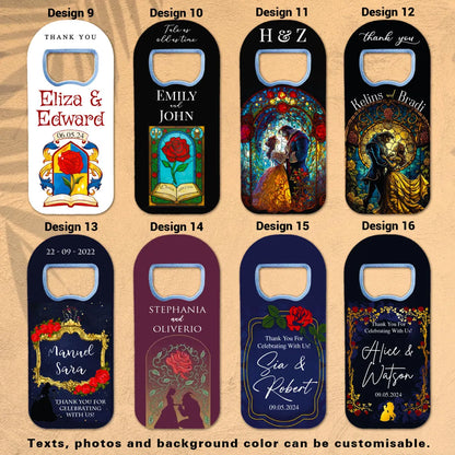 Bottle Opener, Wedding Gift Guest Magnet