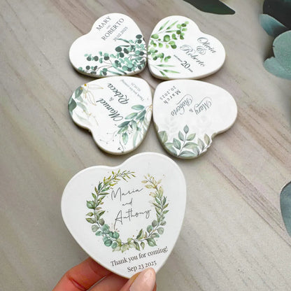 Heart Magnet & Bottle Opener – Personalized Wedding Favor for Guests