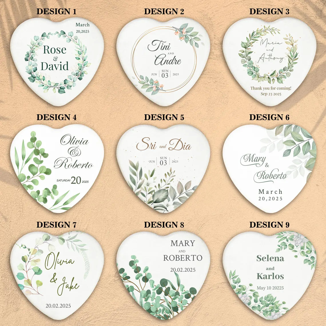 Heart Magnet & Bottle Opener – Personalized Wedding Favor for Guests
