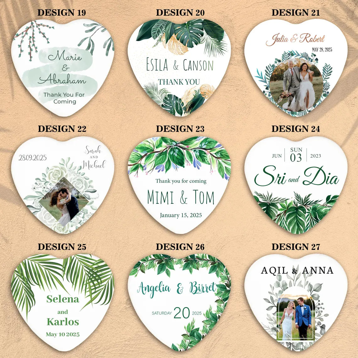 Heart Magnet & Bottle Opener – Personalized Wedding Favor for Guests