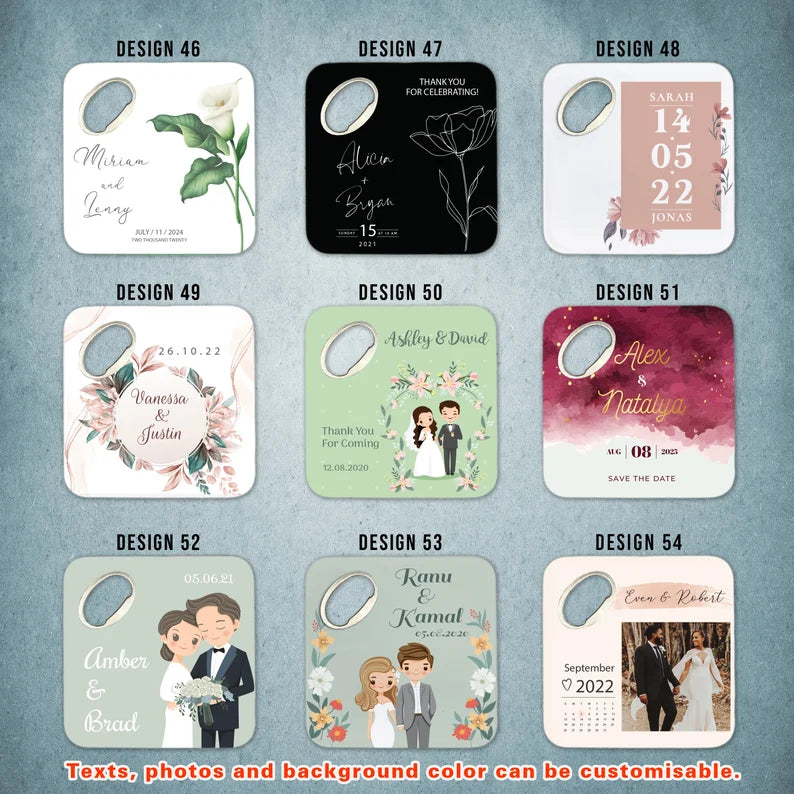 Custom Photo Fridge Coaster Magnet