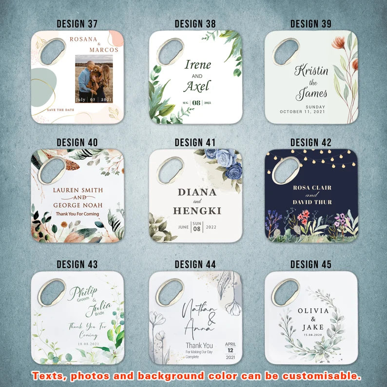 Custom Photo Fridge Coaster Magnet