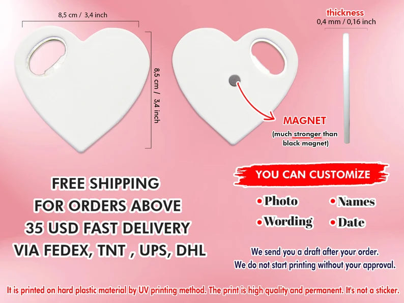 Heart Magnet, Celebrating The Life Of, in Loving memory