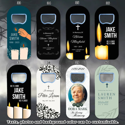 Rest in Peace Rip Funeral Favours, Magnet and Bottle Opener
