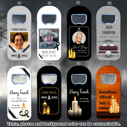 Rest in Peace Rip Funeral Favours, Magnet and Bottle Opener