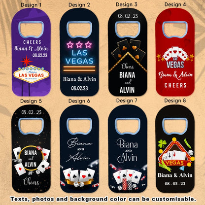 Las Vegas Theme Customizable Wedding Favor For Guests