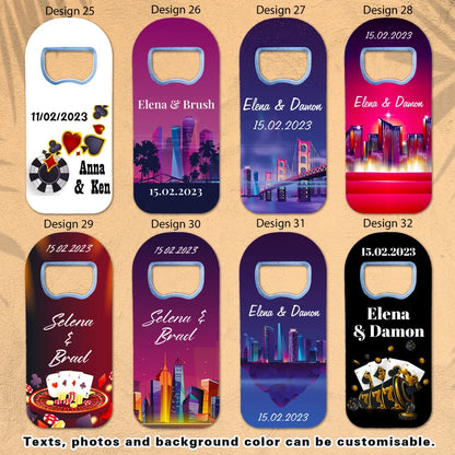 Las Vegas Theme Customizable Wedding Favor For Guests