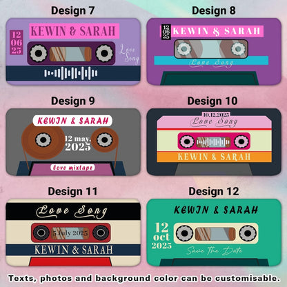 Cassette Tape Theme Wedding Favors For Guests, Wedding Souvenir