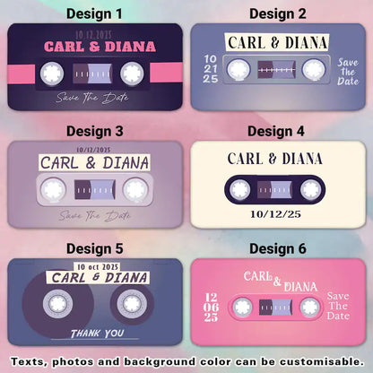 Cassette Tape Theme Wedding Favors For Guests, Wedding Souvenir