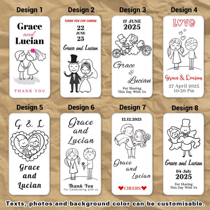 Cartoon Character Themed Bottle Opener + Magnet, Wedding Souvenirs