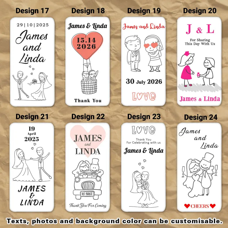 Cartoon Character Themed Bottle Opener + Magnet, Wedding Souvenirs