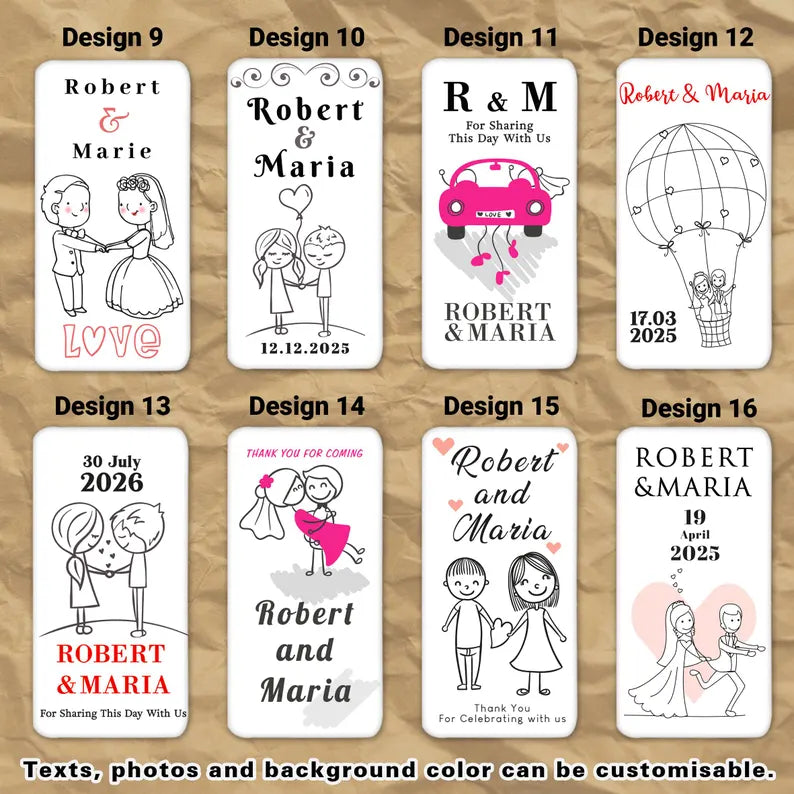 Cartoon Character Themed Bottle Opener + Magnet, Wedding Souvenirs