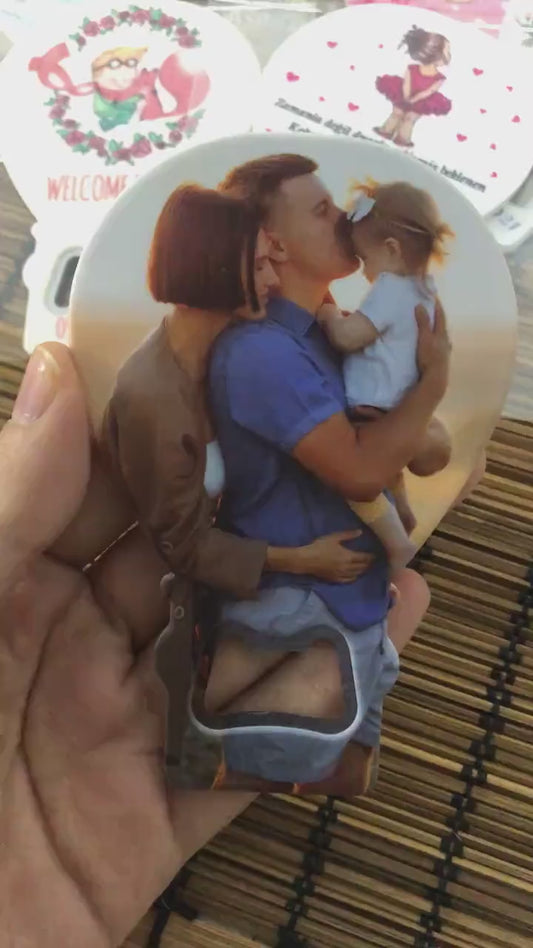 Hot air balloon magnet favor gift for your baby shower, a charming and personalized keepsake to celebrate your special occasion