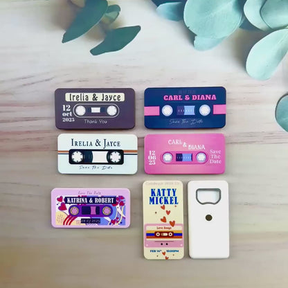 Cassette Tape Theme Wedding Favors For Guests, Wedding Souvenir